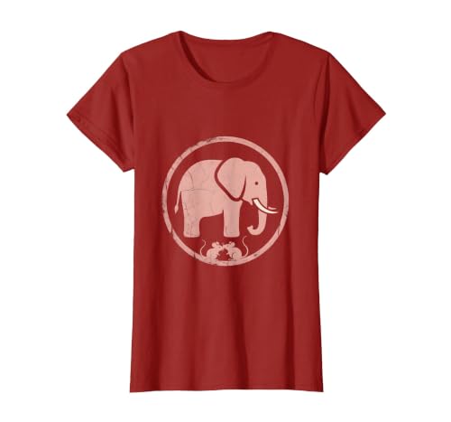 Mademark Be Kind Elephant and Mouse Gentle Touch Design T-Shirt - Women - size chart