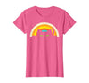 Cat Shirts For Women Men Girls Kids Kitten Gifts Peeping Black Cat Rainbow Vintage Halloween Men Women Kids T-Shirt - size