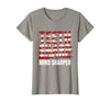 Mademark Teeth Sharp Mind Sharper Shark Graphic Design T-Shirt - size chart