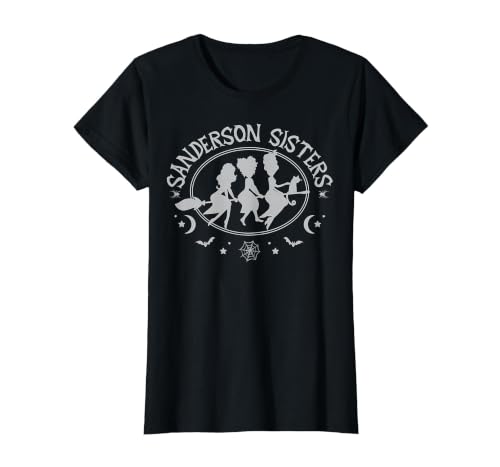 Disney Hocus Pocus Sanderson Sisters Silhouette Logo T-Shirt - size chart