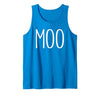 Moo Im A Cow Costume Shirts Moo Shirt Funny Adult Men Women Cow Goes Moo Costume Tank Top - size chart
