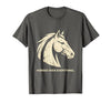 Mademark Horses Over Everything Equestrian Women Design T-Shirt - Men - size chart
