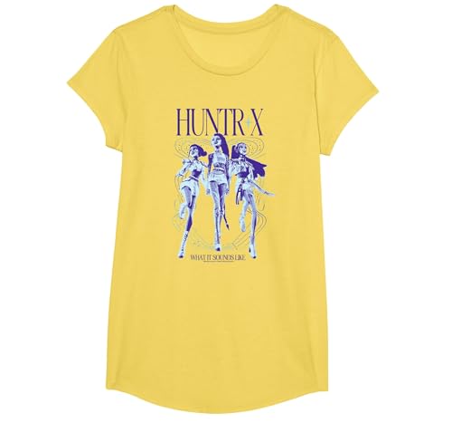 Kpop Demon Hunters Halloween Huntrix What It Sounds Like T-Shirt - size chart
