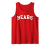 Bears - Designs Bears Tank Top - size chart