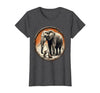 Mademark Mouse Hands Elephant a Tiny Broom Funny Animal Art T-Shirt - Women - size chart