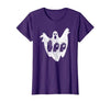 Sign Language Apparel Funny ASL American Sign Language Halloween T-Shirt - size chart