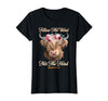 Christian Western Highland Cow Lovers Tees Follow The Word Not The Herd Christian Western Highland Cow T-Shirt - size chart