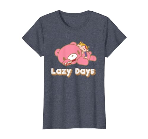 Gloomy Bear The Naughty Grizzly & Pity Lazy Days Anime T-Shirt - size chart