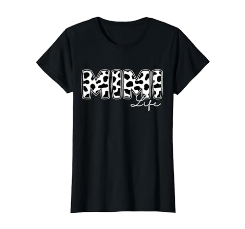 Cow Print Matching Family Apparel Mimi Life Cow Print Family Matching T-Shirt - size chart