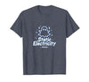 Mademark Ghost & Spirits - Ghost (99 Problems All) T-Shirt - size chart