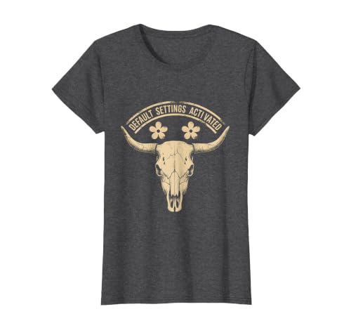Mademark White Boy of the Year Default Settings Activated T-Shirt - Women - size chart