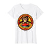 Mademark Eager Monkey Pressing the Big Red Button T-Shirt - Women - size chart