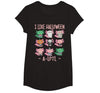Cute Halloween Axolotl Scary Costumes Apparel Co Funny Axolotl I Like Halloween A-Lotl Axolotl Halloween T-Shirt - size chart