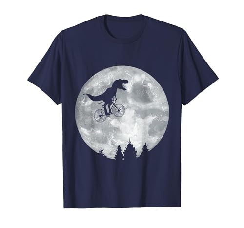 Check out my other Dinosaur T-shirts Dino Trex Riding Moon Bike Halloween Lunar Cycling T-Shirt - size chart
