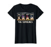 RBG Supremes Court cute gift THE SUPREMES Halloween Cute Woman Supreme Court Justices RBG T-Shirt - size chart