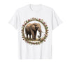 Mademark Be Kind Elephant Nudging Baby Bird Illustration T-Shirt - Men - size chart