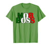Italian Yeah B Mob Boss Italian Flag 1920s Costume Mafia Party T-Shirt - size chart