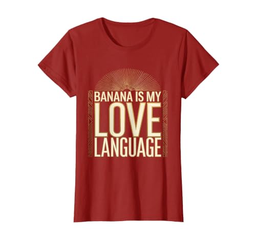 Mademark Banana Is My Love Language Monkey Design T-Shirt - Women - size chart