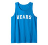 Bears - Designs Bears Tank Top - size chart