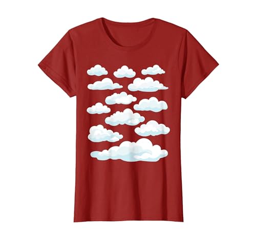 White Clouds Graphs White Clouds T-Shirt - size chart