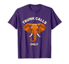 Mademark Trunk Calls Only Funny Elephant Design T-Shirt - Men - size chart