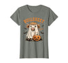 Bullsheet Highland Cow Ghost Halloween Tees Moo... I Mean Boo Bullsheet Highland Cow Ghost Halloween T-Shirt - size chart