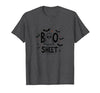 Mademark Halloween Humorous Boo Sheet Ghost Face Pun T-Shirt - size chart