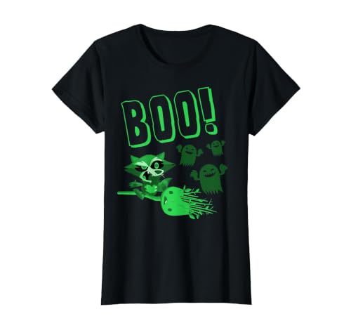 Marvel Rocket and Groot Ghosts Boo Halloween T-Shirt - size chart