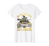 Mademark My Broom Broke So I Drove Funny Halloween Design T-Shirt - size chart
