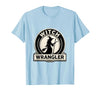 Mademark Witch Wrangler Funny Family Halloween Party Costume T-Shirt - size chart