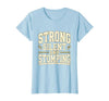 Mademark Strong Silent and Stomping Elephant Design T-Shirt - Women - size chart