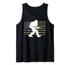 2nd Amendment Right to Bear Arms Camouflage Guns Bigfoot Gun Owner Camo US American Flag Sasquatch AR15 Rifle Tank Top - size chart