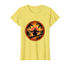 Mademark Monkey Silhouette Tropical Sunset Graphic T-Shirt - Women - size chart