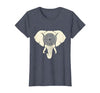 Mademark Elephant Head Ornate Mandala Illustration T-Shirt - Women - size chart