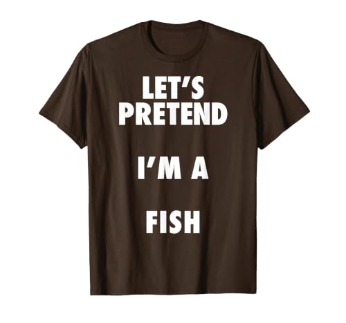 Halloween Costumes MV&SG Fish Halloween Costume, Let's Pretend I'm a Fish Shirt T-Shirt - size chart