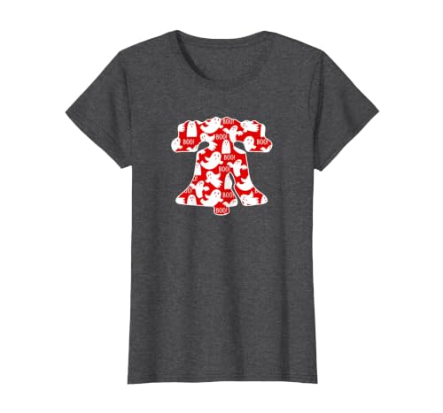 VINTAGE RETRO PHILADELPHIA PHILLY THROWBACK GIFTS Funny Philadelphia Halloween Ghost Boo Bell Philly Fan Fall T-Shirt - size