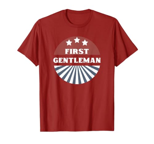 Click for Madam President & 1st Gentleman Costumes Couples Halloween Costume - First Gentleman T-Shirt - size chart