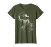 Cowgirl Western Rodeo Rodeo Cowgirl Western Horse T-Shirt - size chart