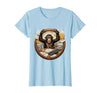 Mademark Monkey Office Chaos Funny Adult Humor Graphic T-Shirt - Women - size chart