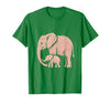 Mademark Mama Elephant Trunk Wrapped Around Baby T-Shirt - Men - size chart