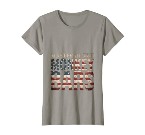 Mademark Master of the Monkey Bars 5th Grade Design T-Shirt - Women - size chart