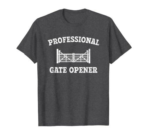 cow apparel Professional gate Opener, Cow Gate Opener T-Shirt - size chart