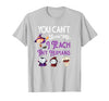 Happy Halloween Costume Tee You Can't Scare Me I Teach Tiny Humans Funny Halloween T-Shirt - size chart