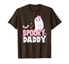 Spooky Family Cute Pink White Ghost Boo Halloween Spooky Daddy Family Cute Pink White Ghost Boo Halloween T-Shirt - size