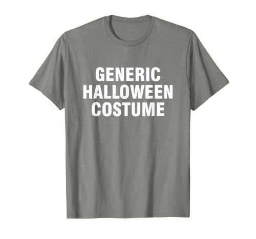 Generic Halloween Costume T-Shirt - size chart