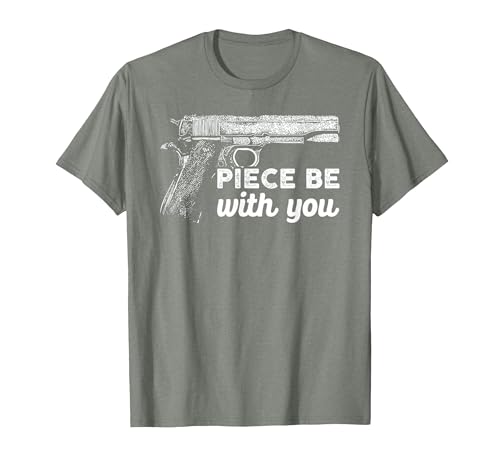Gun Lover Cool Man Tee Piece Be with You 2nd Amendment Gun Lover Cool Man T-Shirt - size chart
