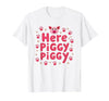 Mademark John Pork's Calling: Here Piggy Piggy Funny Pig Lover Gift T-Shirt - size chart