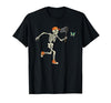 Butterfly Skeleton Halloween Costume Butterfly and Skeleton Halloween Funny for Men Boys Kids T-Shirt - size chart