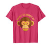 Mademark Monkey See Monkey Do Funny Primate Design T-Shirt - Men - size chart