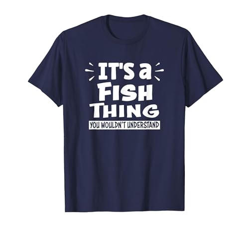 Fish Animal Lovers Apparel It's A Fish Thing You Wouldn't Understand Aninal Lovers T-Shirt - size chart